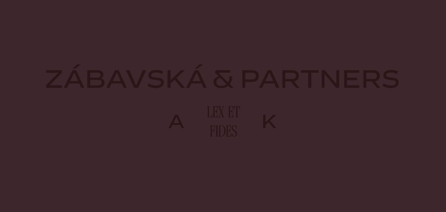 ZÁBAVSKÁ & PARTNERS — Lex et fides
